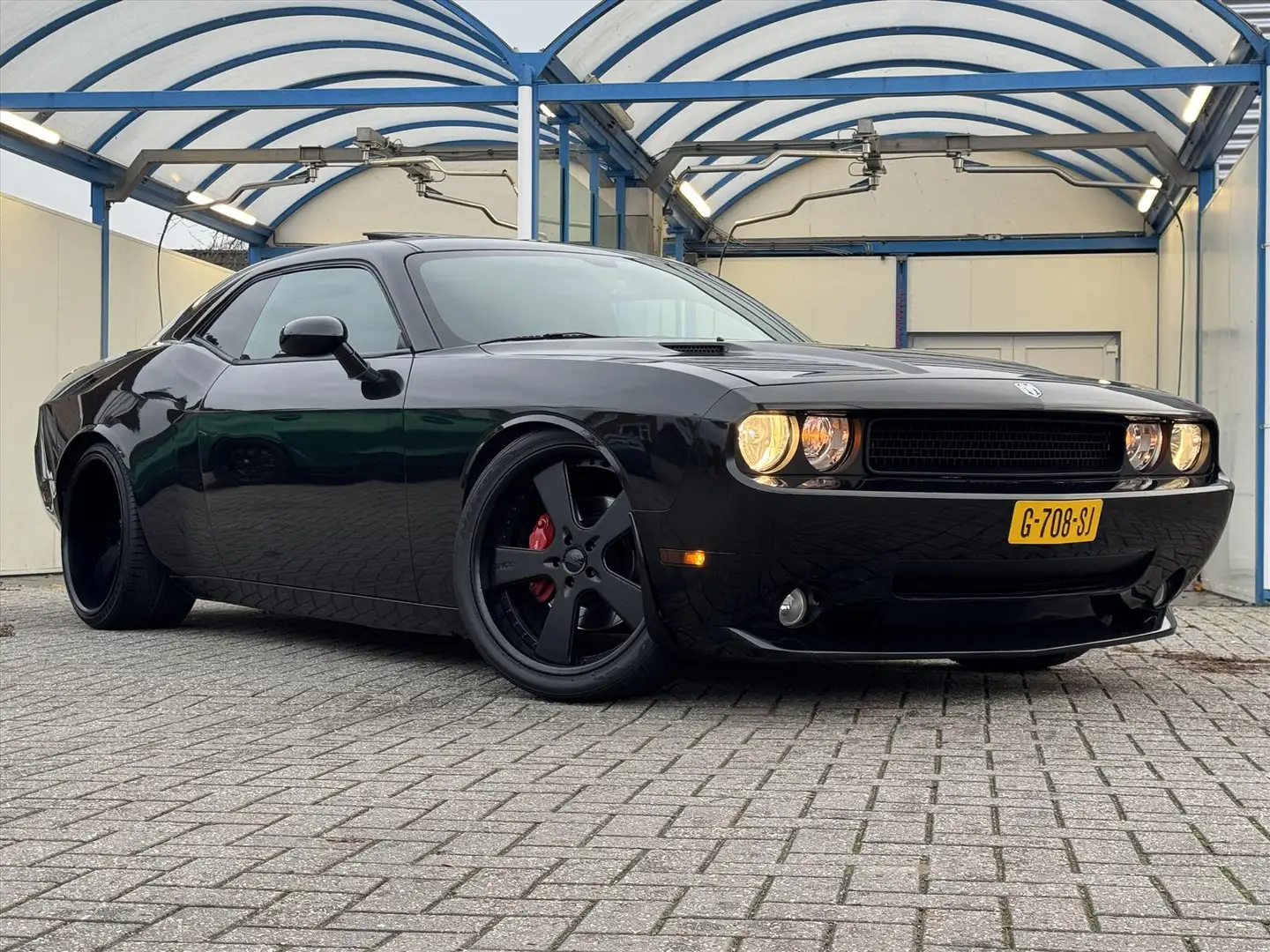 Dodge Challenger SRT8 6.1 V8 Hemi Supercharger / Schuif/Kantel / St Zwart - 2