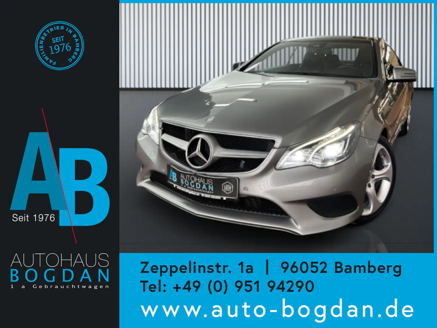 Mercedes-Benz E 250 CDI BlueEffic. Automatik*Leder*el.Pano*LED Silber - 1