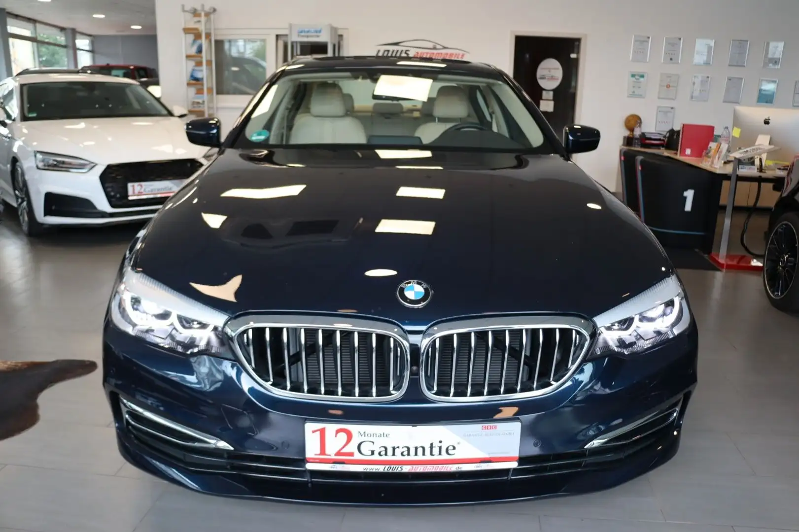 BMW 520 d Lim. Luxury Line 1.Hd/orig.18tkm/NEUWERTIG Bleu - 2