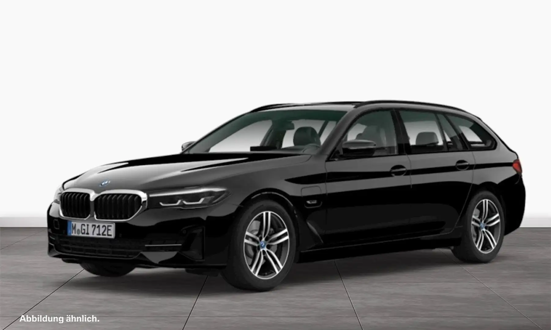 BMW 530 e Touring HiFi DAB WLAN Pano.Dach AHK Shz Schwarz - 1