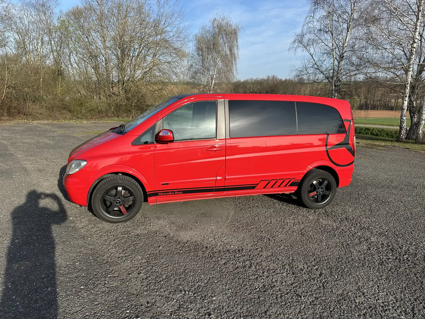 Mercedes-Benz Viano Viano Diesel 2.2 CDI extralang Ambiente Rot - 1