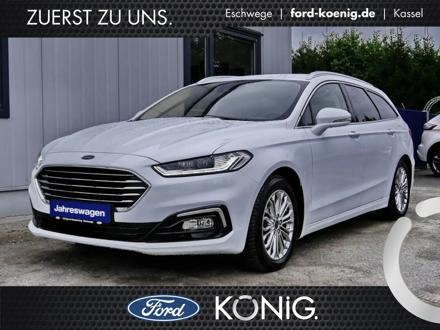 Ford Mondeo Titanium 2.0 EcoBlue AHK+LED+NAV+Kamera Klima Blanc - 1
