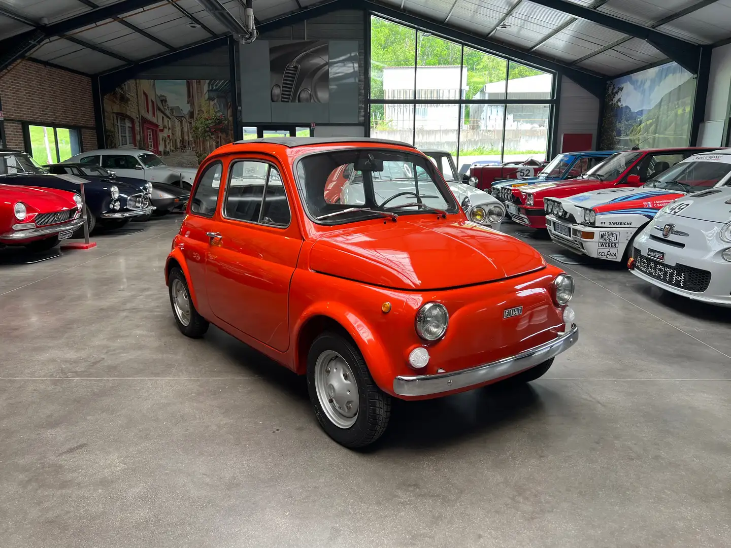Fiat 500 R Oranje - 1