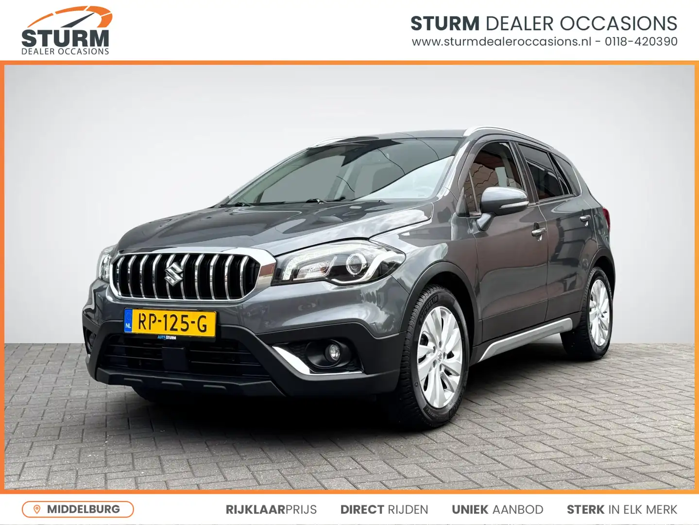 Suzuki S-Cross 1.4 Boosterjet Exclusive | Trekhaak Afneembaar | N Gris - 1