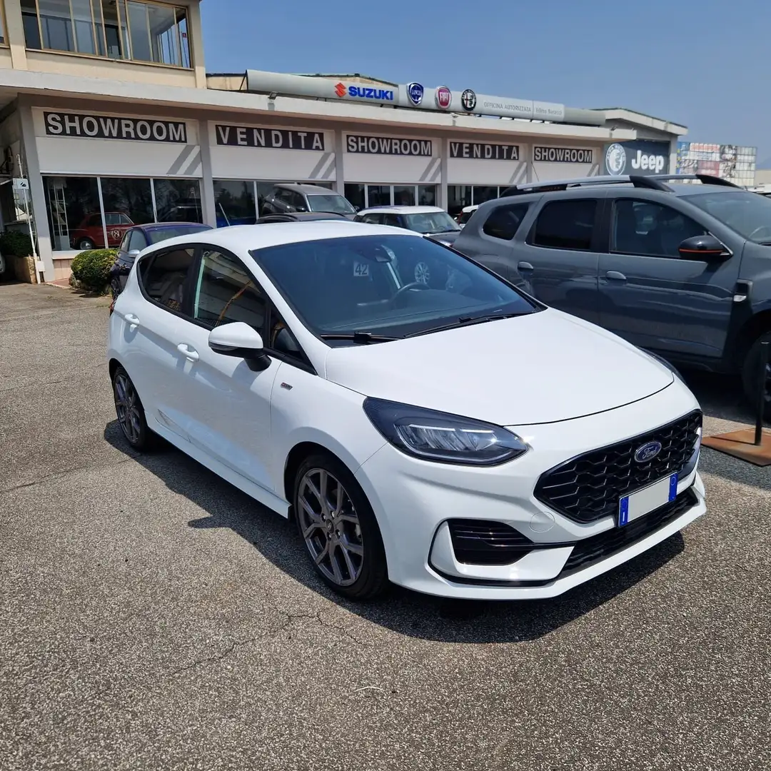 Ford Fiesta 1.0 Ecoboost Hybrid 125 CV 5 porte ST-Line Bianco - 1