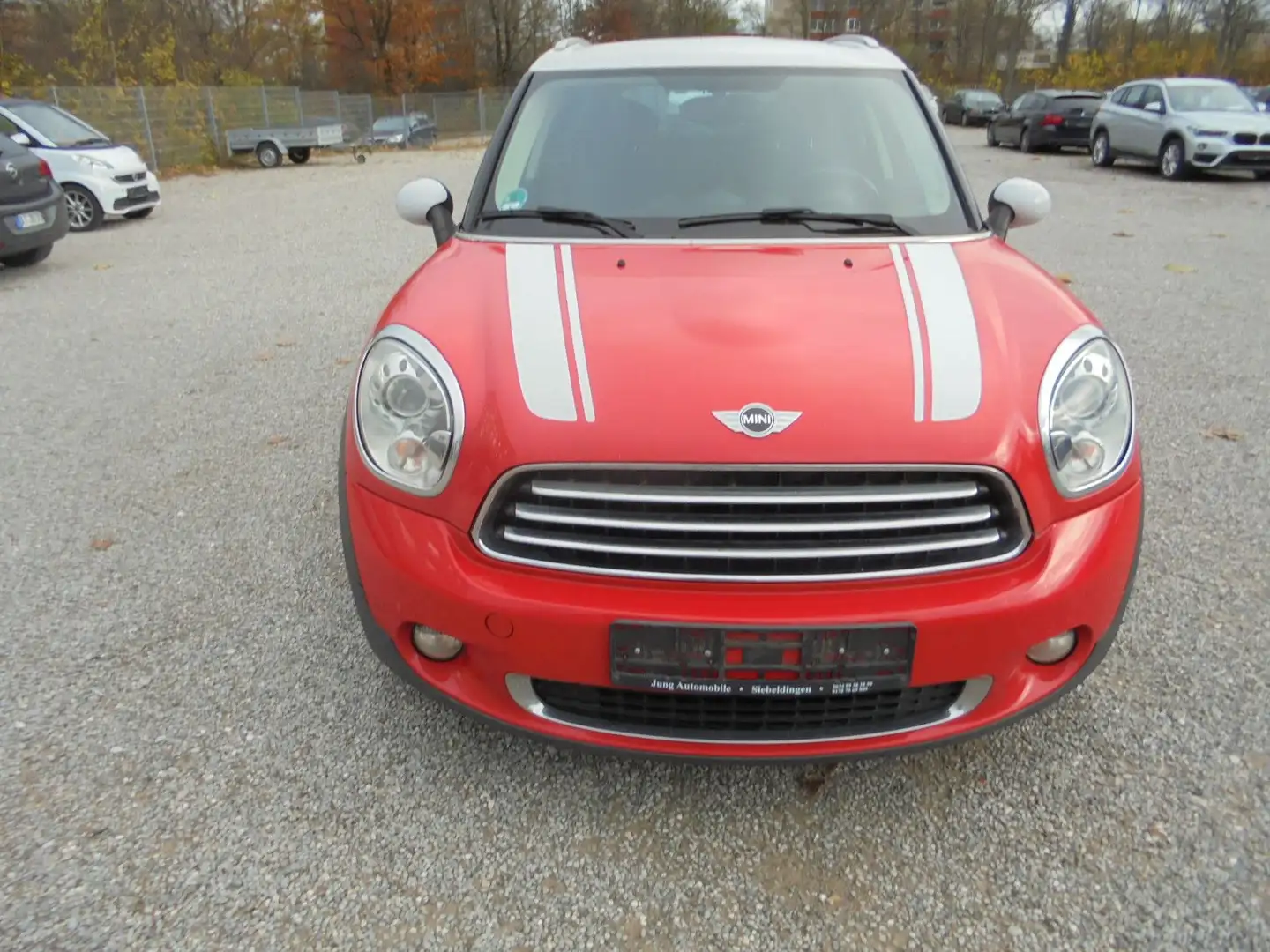 MINI Cooper D Countryman ~ Xenon ~ Teilleder ~ Alu ~ Rot - 2