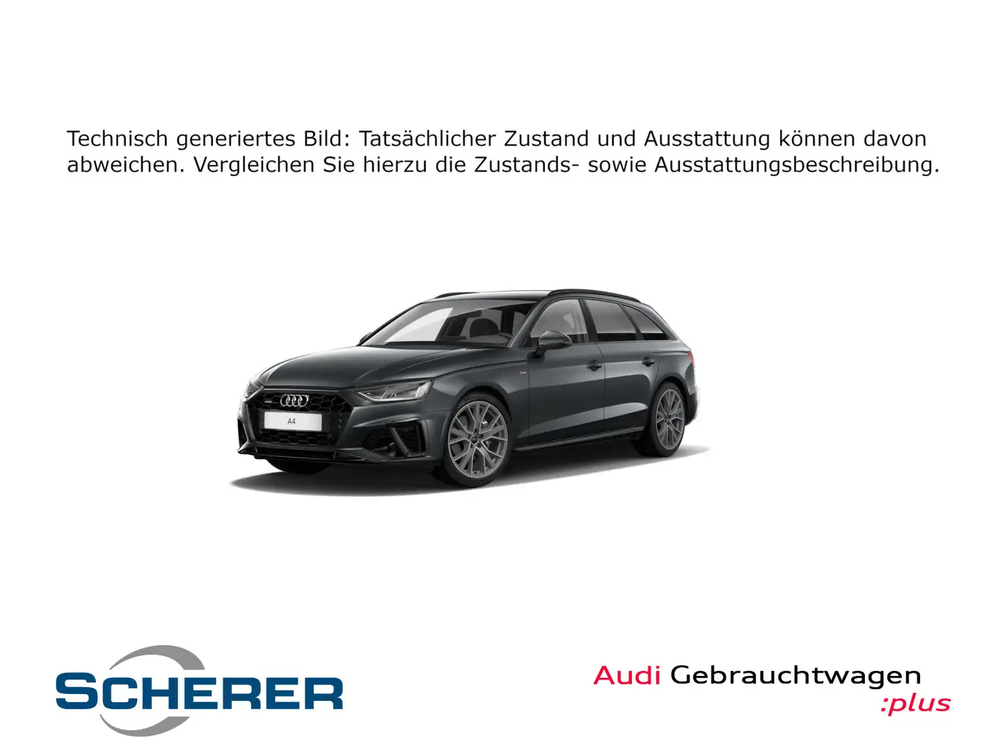Audi A4 40 TDI quattro S line S tronic NAVI KAM Grau - 1