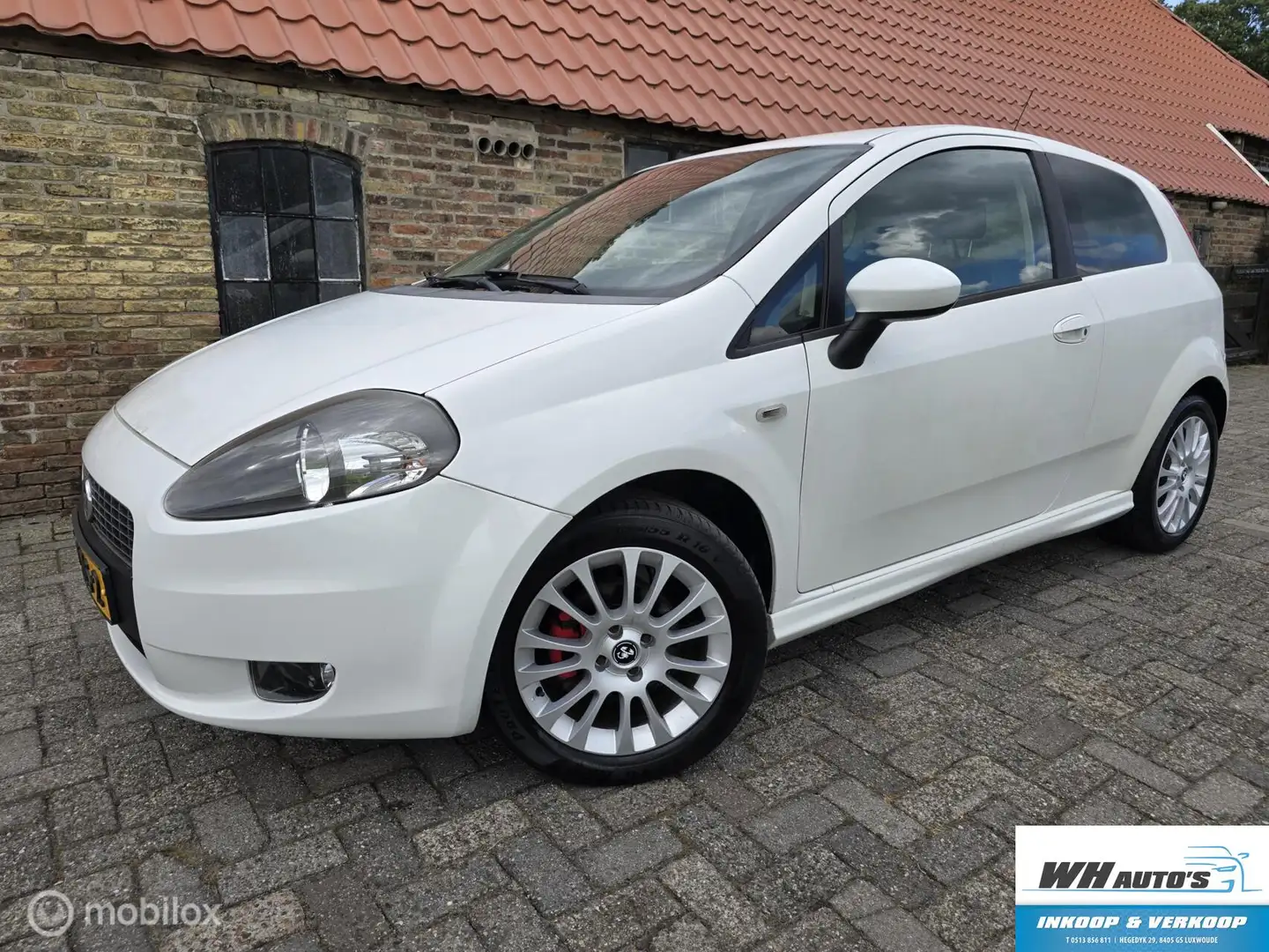 Fiat Grande Punto 1.4 Dynamic Weiß - 1
