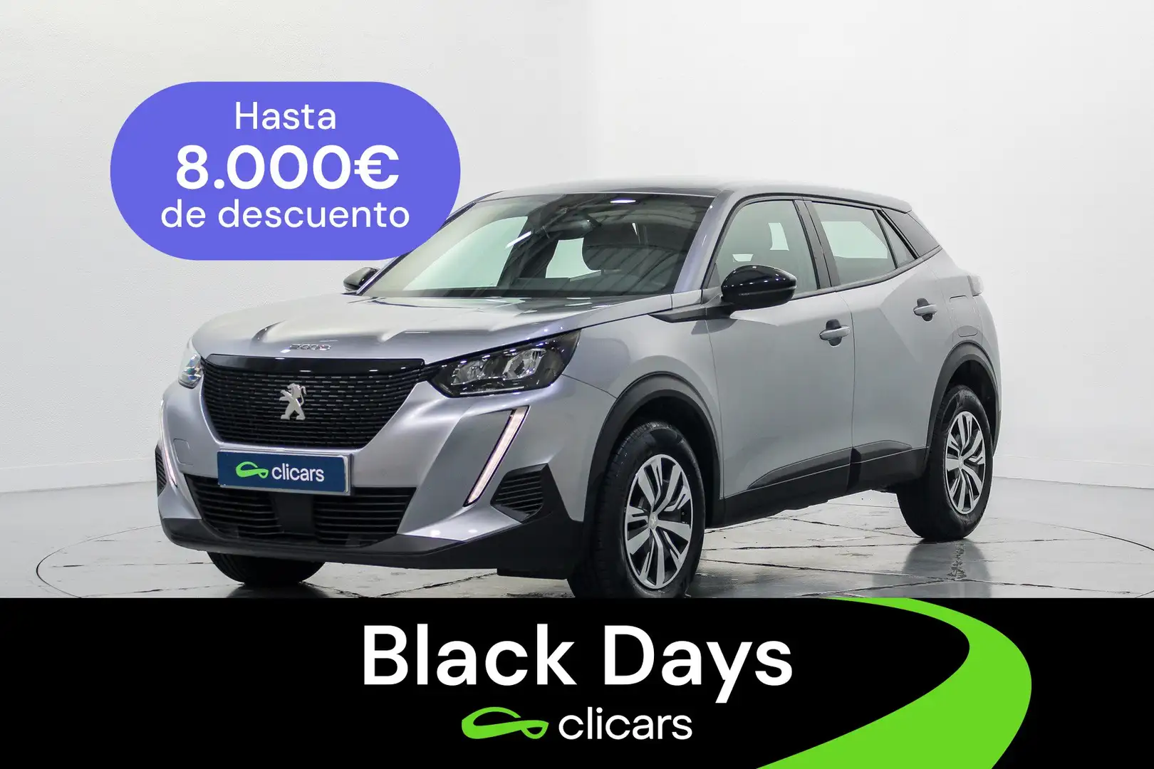 Peugeot 2008 1.2 PureTech S&S Active 100 Plateado - 1