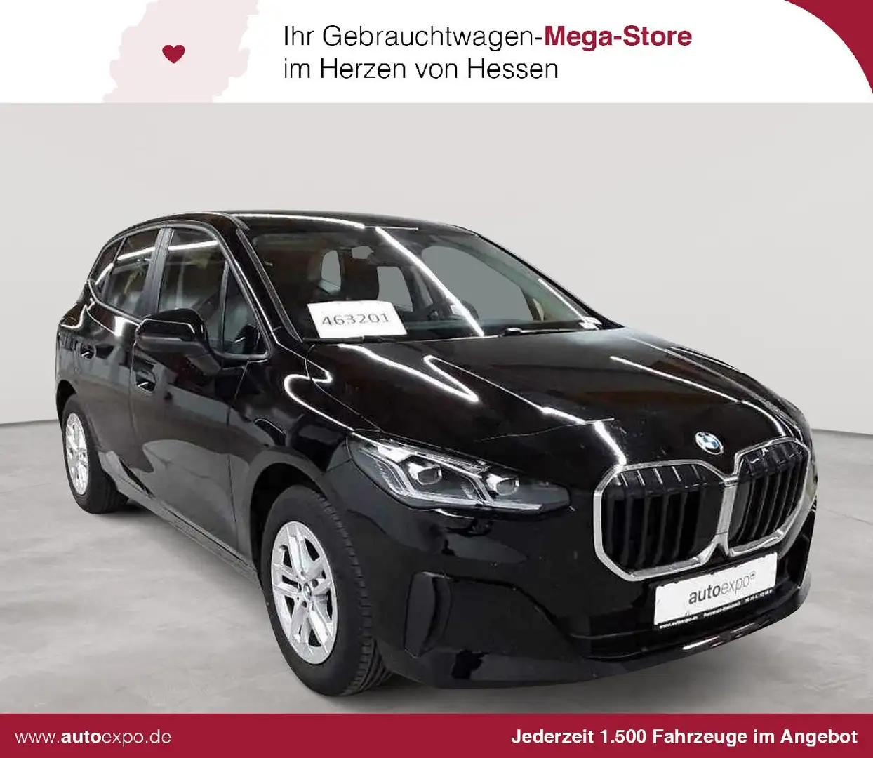 BMW 218 218d Active Tourer Aut. Navi AHK SHZ Schwarz - 1
