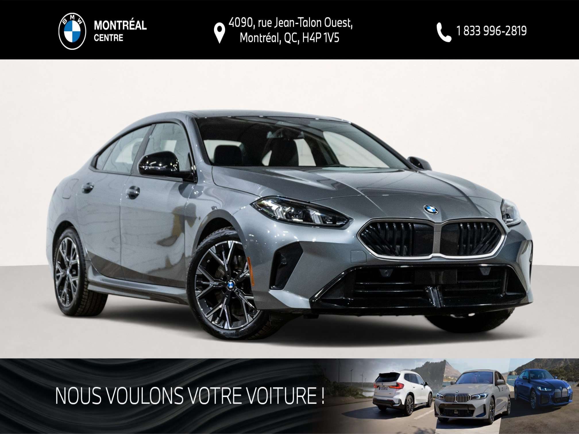 2026 BMW 2 Series 228 xDrive Gran Coupe | Extérieur M Sport | Accès Confort | Équipements |