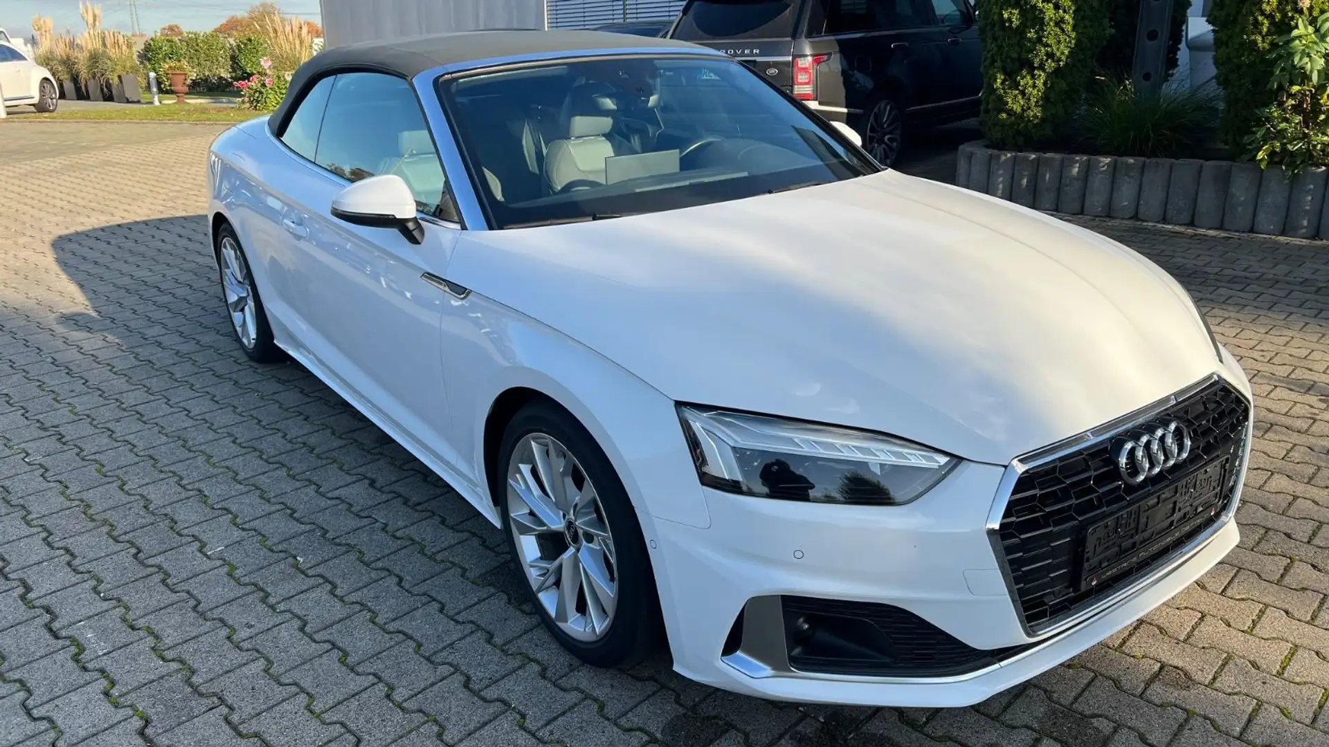 Audi A5 Cabriolet 40 TDI advanced Weiß - 1
