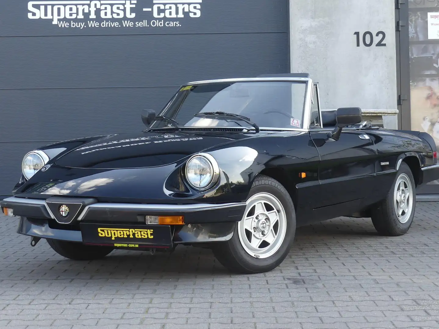 Alfa Romeo Spider Aerodynamica 1600 Noir - 1