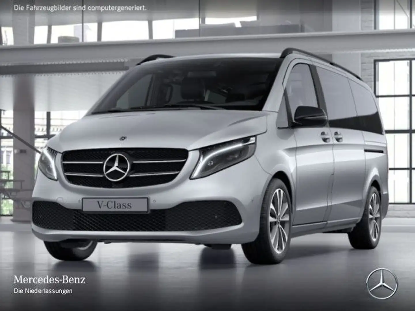 Mercedes-Benz V 220 d EDITION+SportP+9G+AHK+LED+Kamera+MBUX+Navi Argento - 2