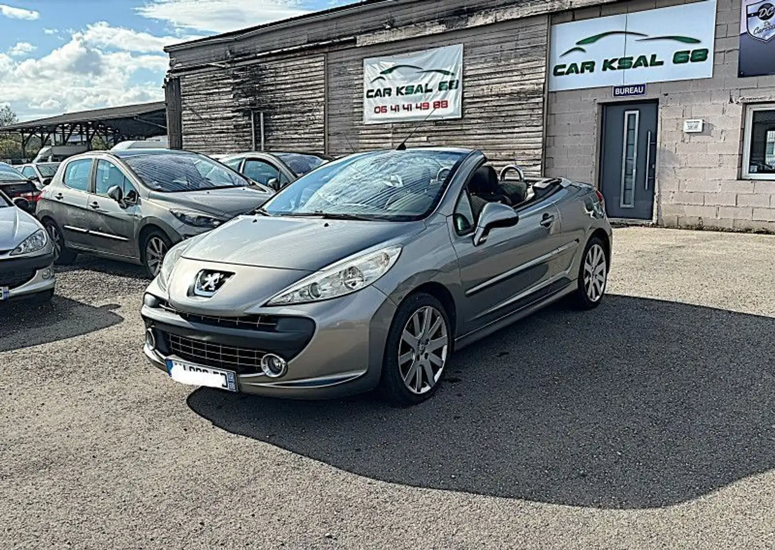 Peugeot 207 1.6 HDI110 SPORT FAP Gris - 1