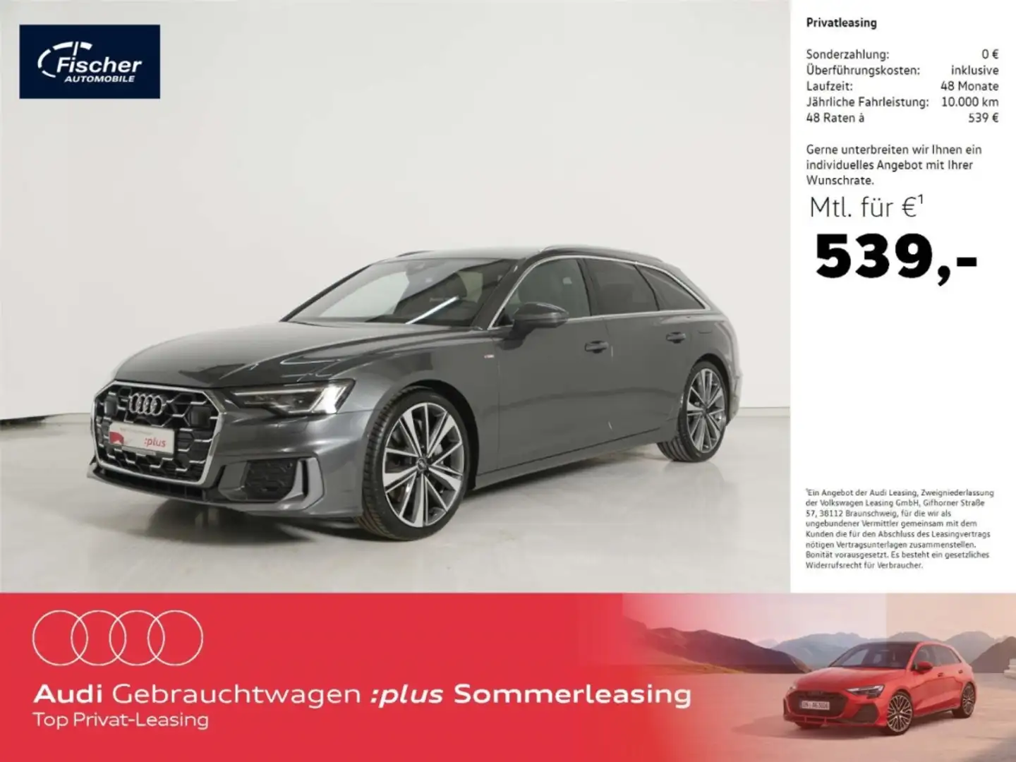 Audi A6 Avant 50 TFSI e quattro S line AHK/21''/Matrix Grau - 1