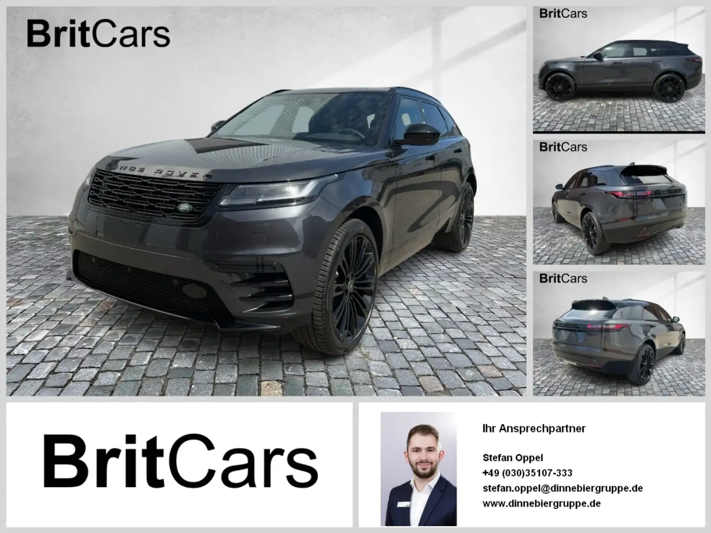 Land Rover Range Rover Velar D300 Dynamic SE Luft 360 SD Grau - 1