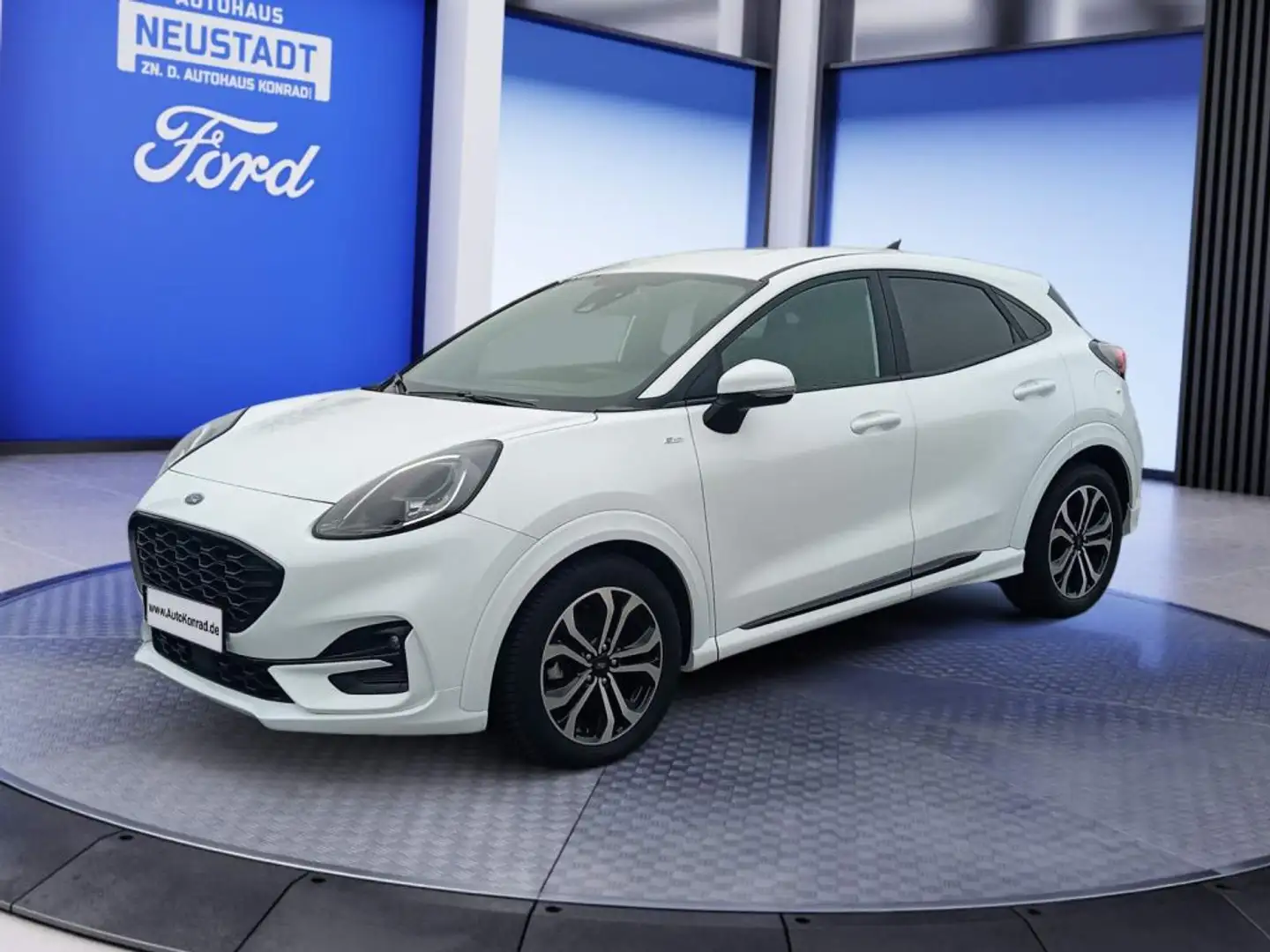 Ford Puma 1.0 MHEV ST-LINE *WinterPk*KomfortPk* Weiß - 1