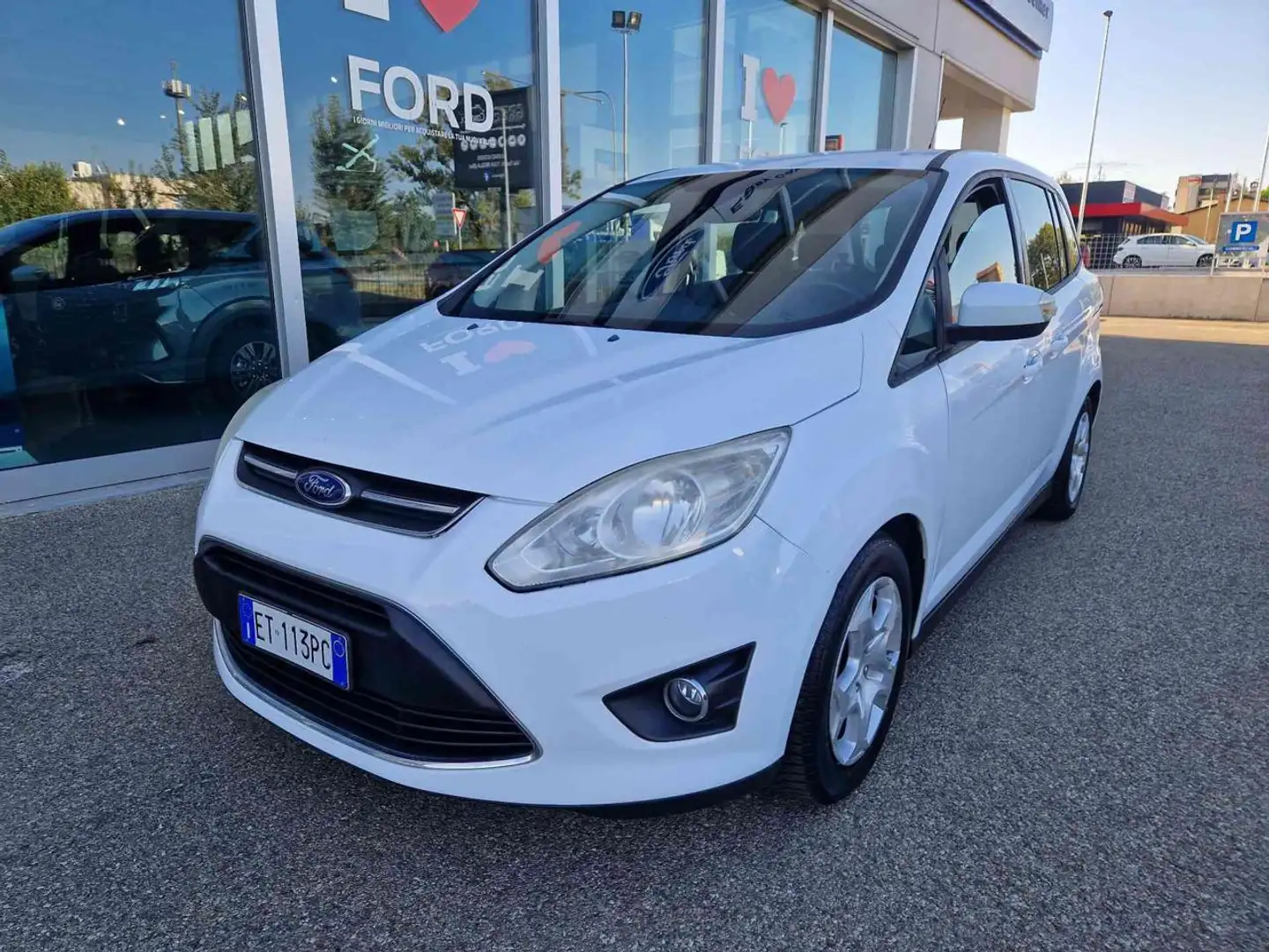 Ford C-Max 7 POSTI 1.6 TDCi 95CV Plus Bianco - 1