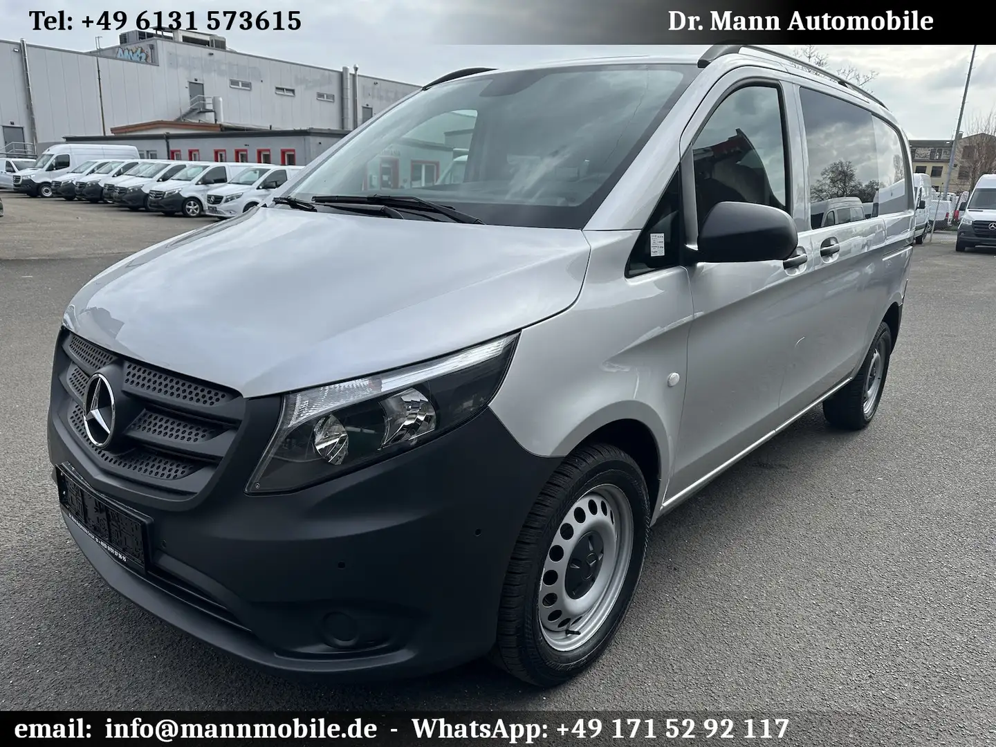 Mercedes-Benz Vito 114 CDI M1 kompakt 2 x Schiebetüre Silber - 1