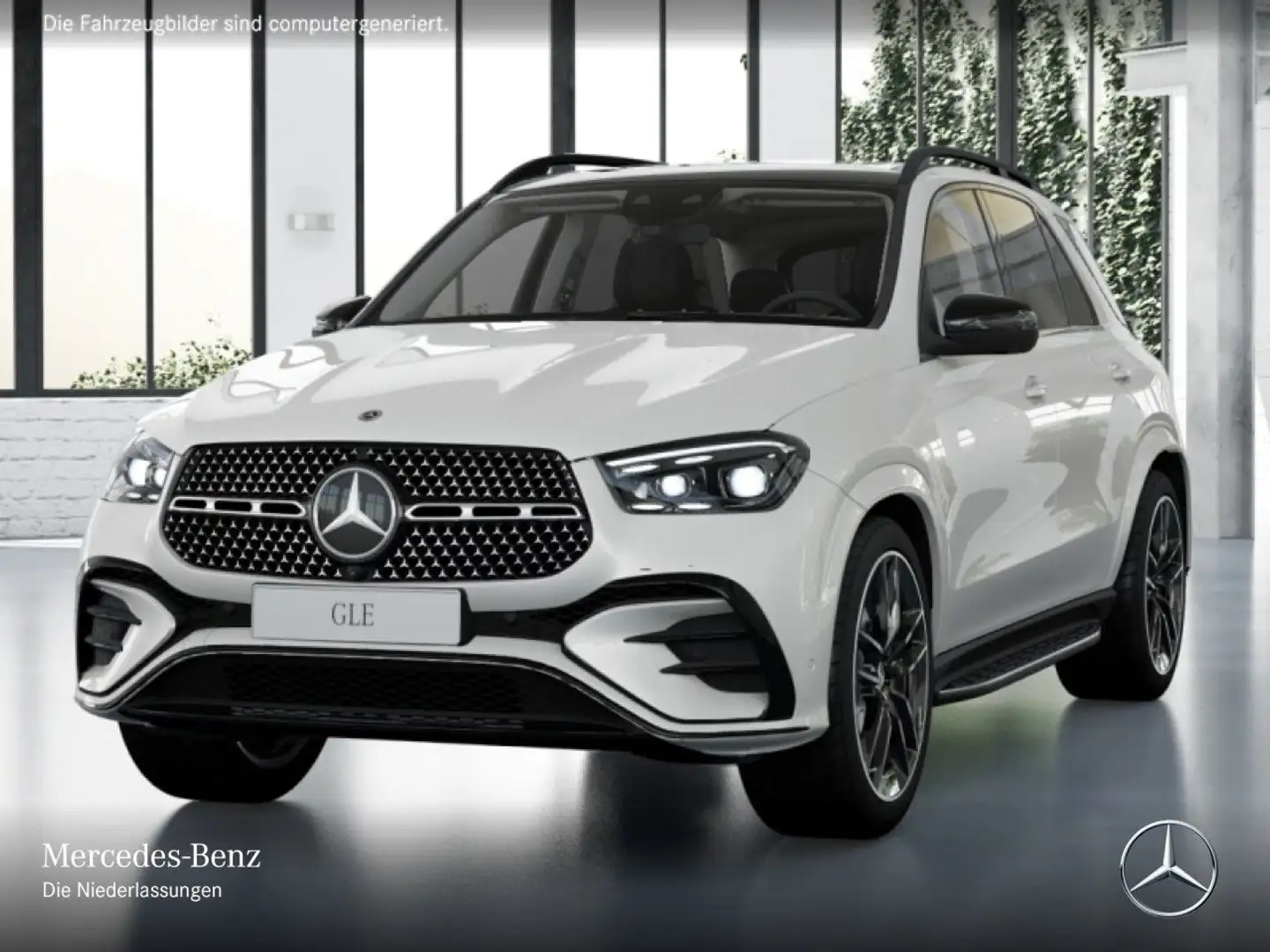 Mercedes-Benz GLE 450 4M AMG+NIGHT+PANO+360+AHK+MULTIBEAM+HUD+9G Weiß - 2