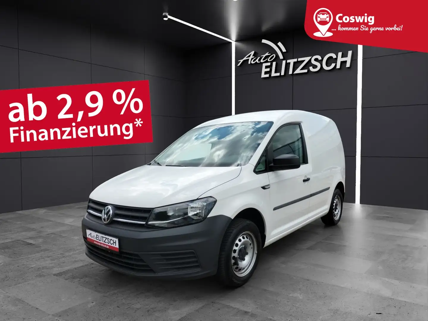 Volkswagen Caddy Kasten TSI elektr. FH, elektr. Spiegel Weiß - 1