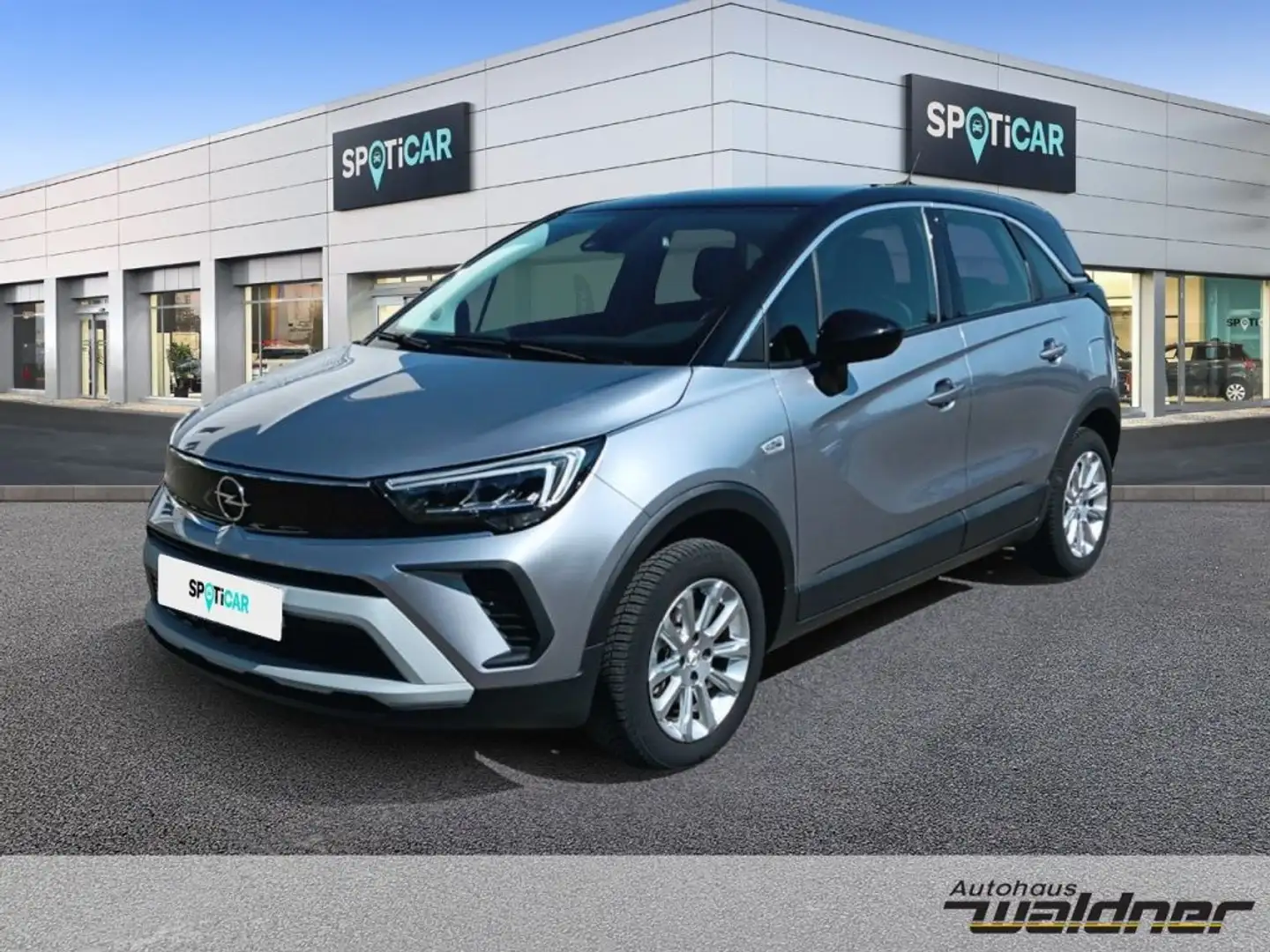 Opel Crossland 1.2 Automatik Elegance Silber - 1