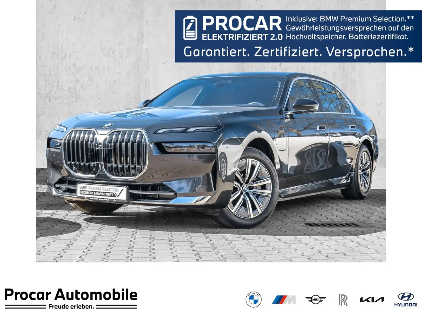 BMW 750 e xDrive Integral DA Prof. PA Prof. HuD Multifunkt Grijs - 1