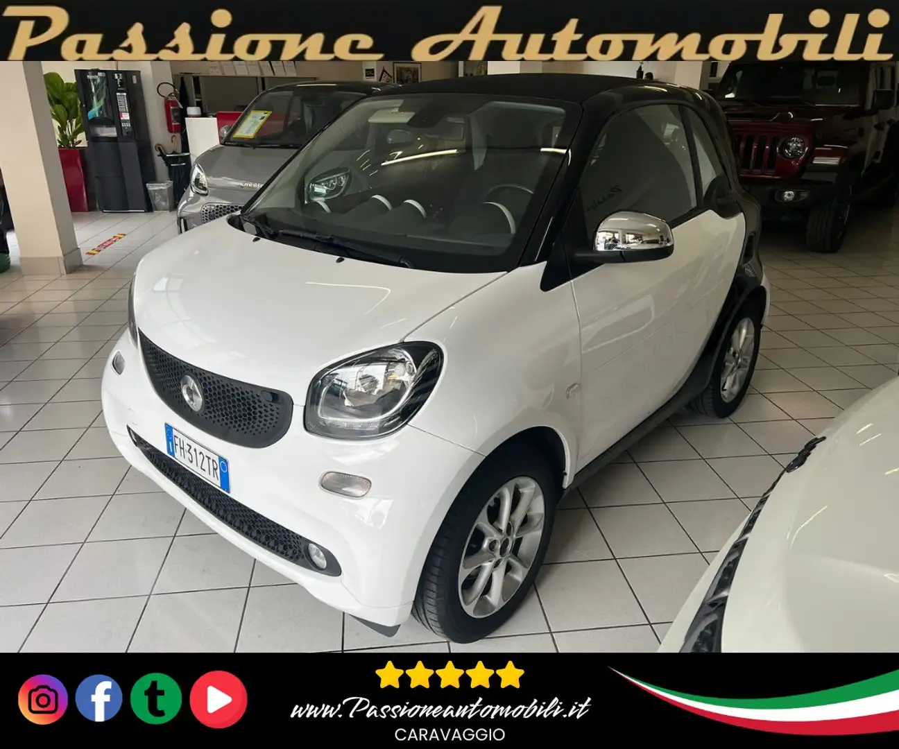 smart forTwo Fortwo 1.0 Passion 71cv Twinamic Bianco - 1