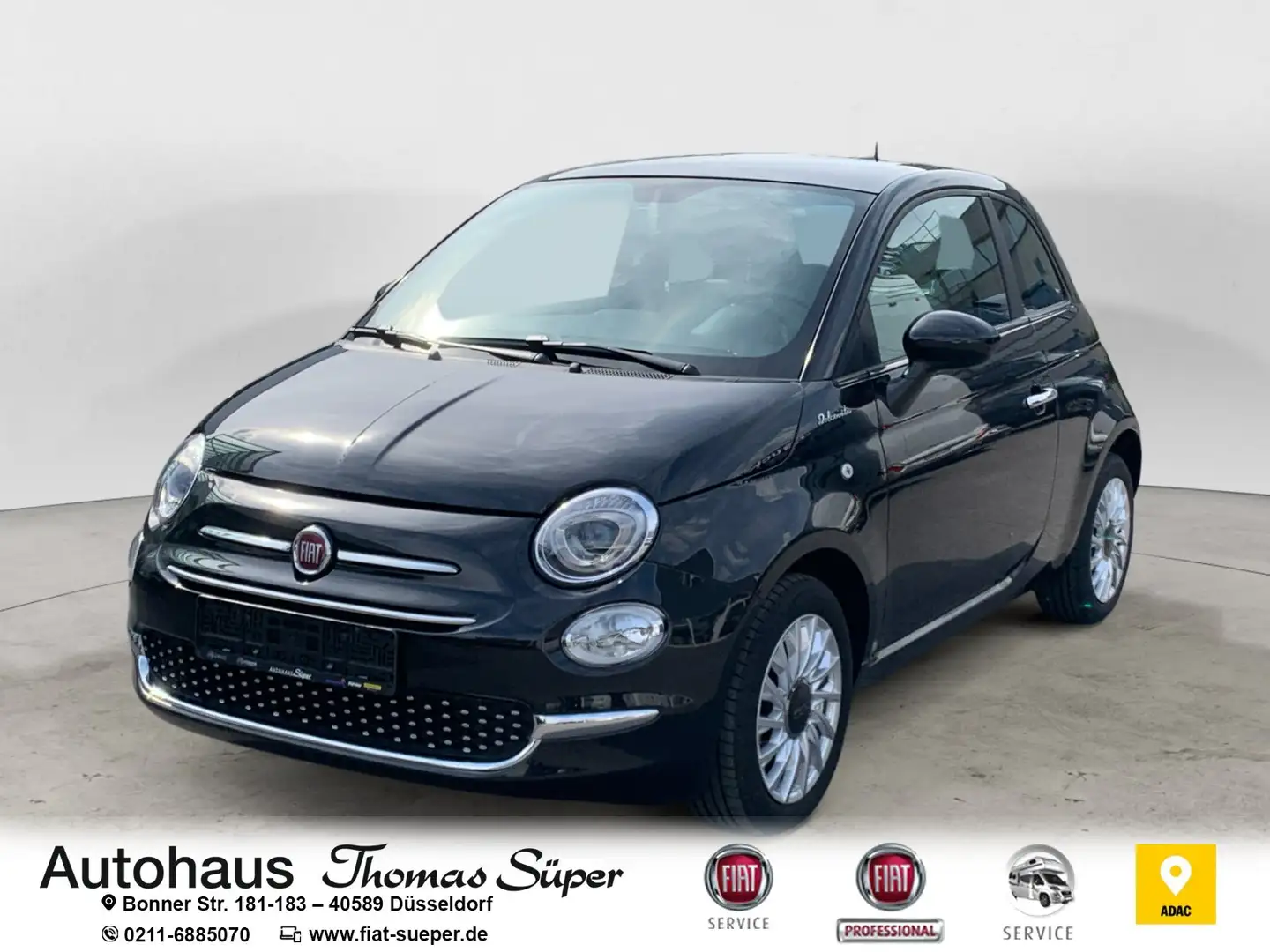 Fiat 500 Dolcevita Android Apple DAB-Radio Schwarz - 1