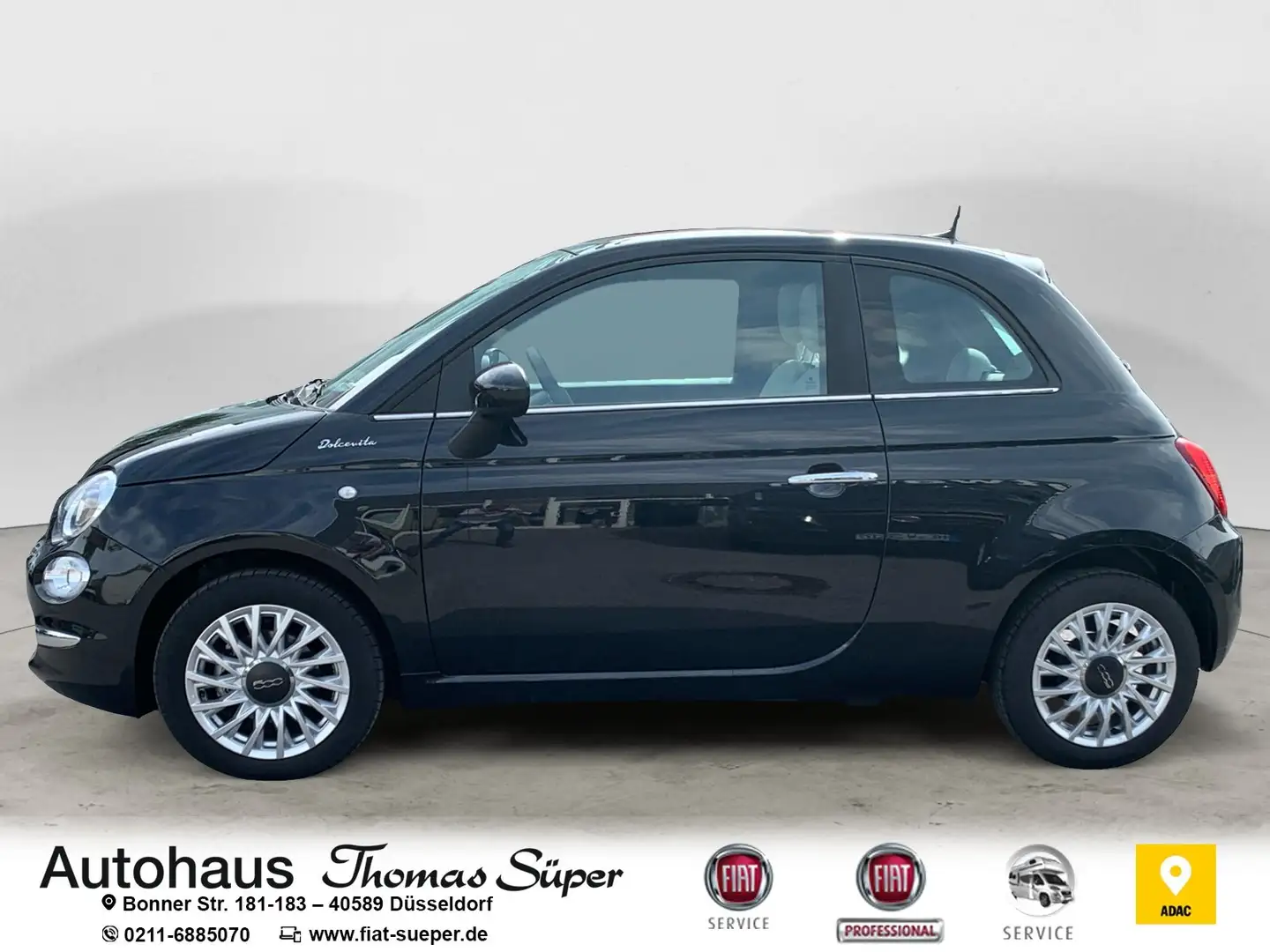 Fiat 500 Dolcevita Android Apple DAB-Radio Schwarz - 2