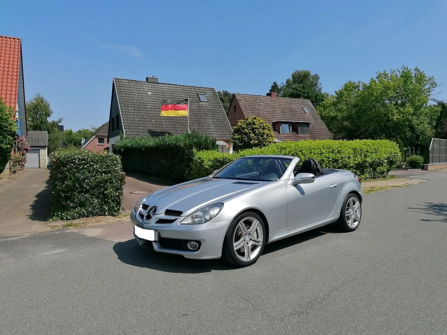 Mercedes-Benz SLK 200 2Hd*BiXen*Airscarf*F1SportPaket*100%Orig Silver - 1