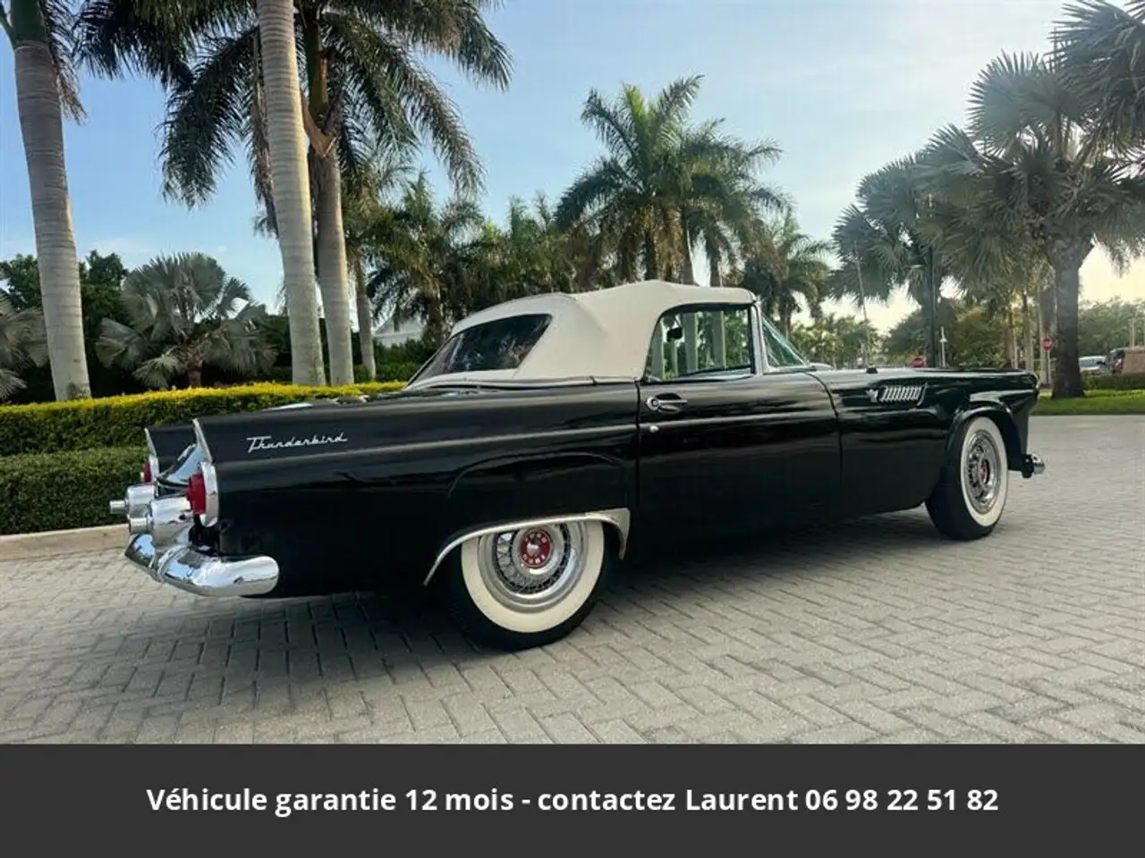 Ford Thunderbird 1955 Convertible 292 CI 195 HP Code P 3 vitesses Tous compris, foto 9