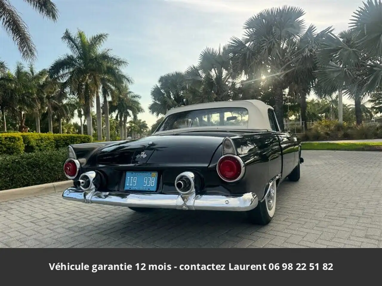 Ford Thunderbird 1955 Convertible 292 CI 195 HP Code P 3 vitesses Tous compris, foto 12