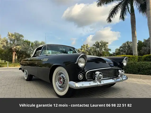 Ford Thunderbird 1955 Convertible 292 CI 195 HP Code P 3 vitesses Tous compris