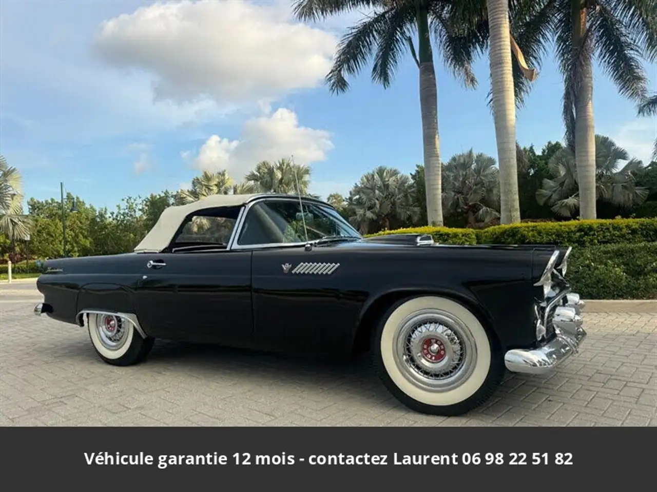 Ford Thunderbird 1955 Convertible 292 CI 195 HP Code P 3 vitesses Tous compris, foto 6