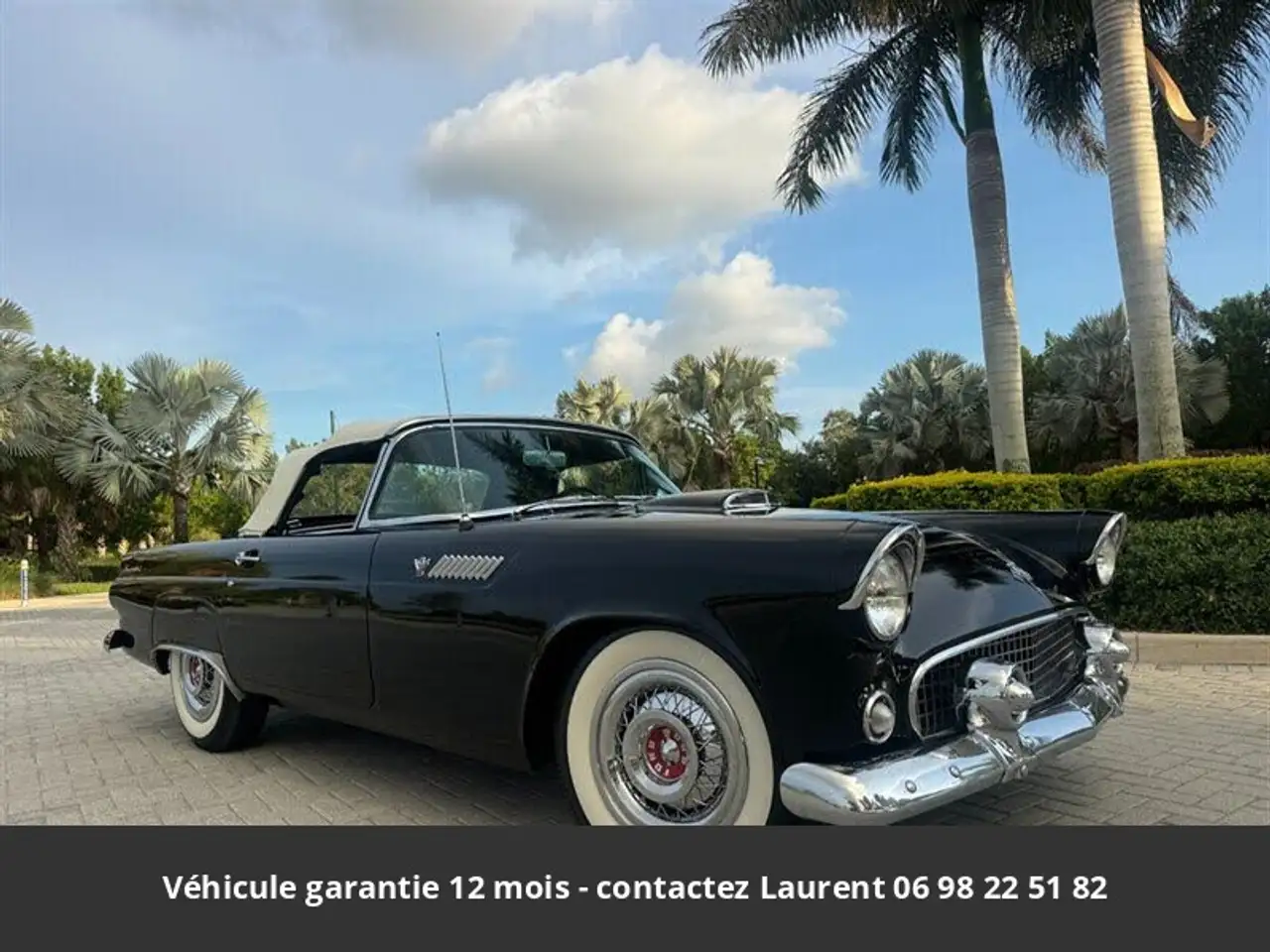 Ford Thunderbird 1955 Convertible 292 CI 195 HP Code P 3 vitesses Tous compris, foto 5