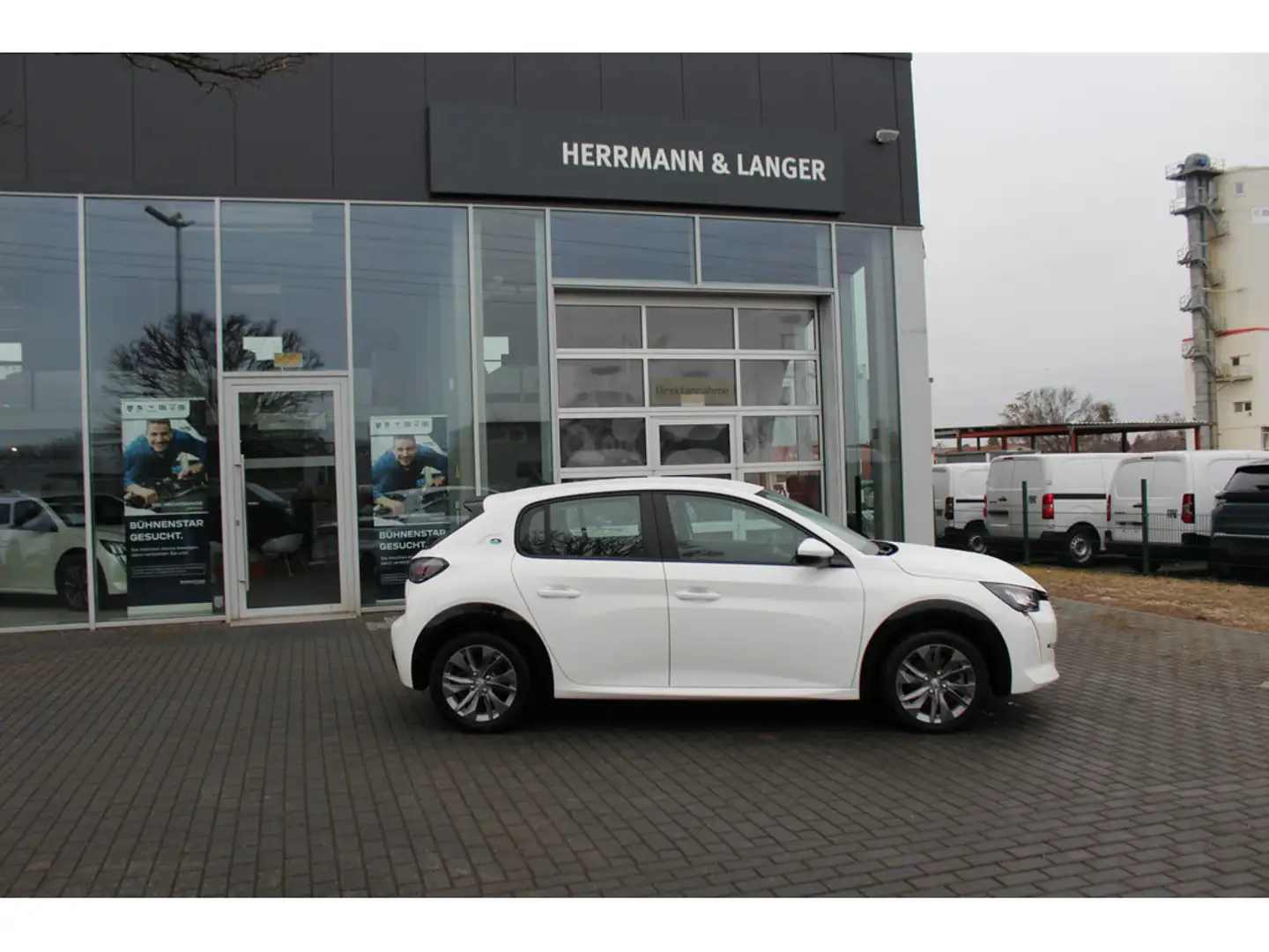 Peugeot e-208 Blanc - 2