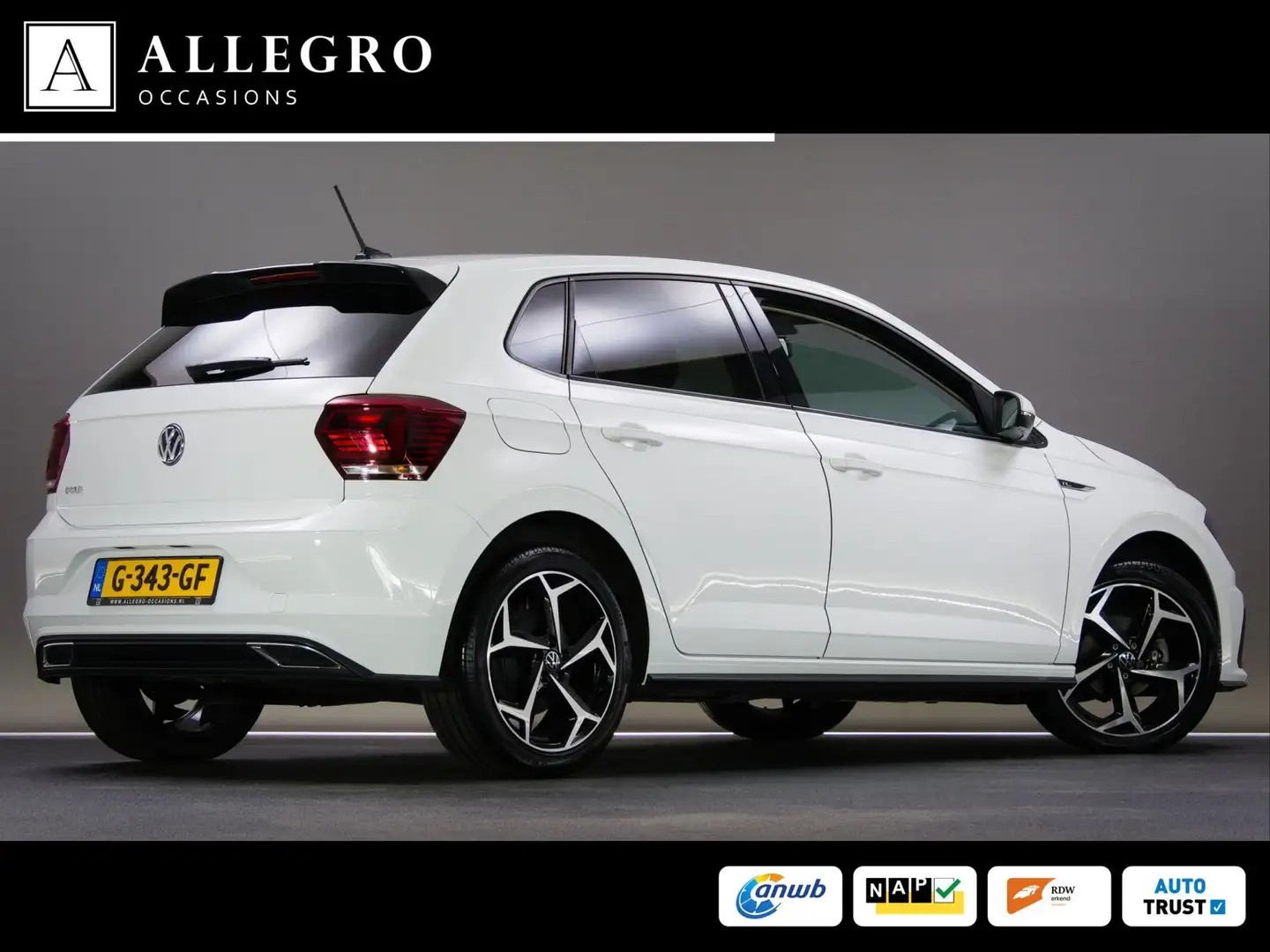 Volkswagen Polo 1.0 TSI R-Line (ADAPTIVE CRUISE CONTROL, APPLE CAR Wit - 2