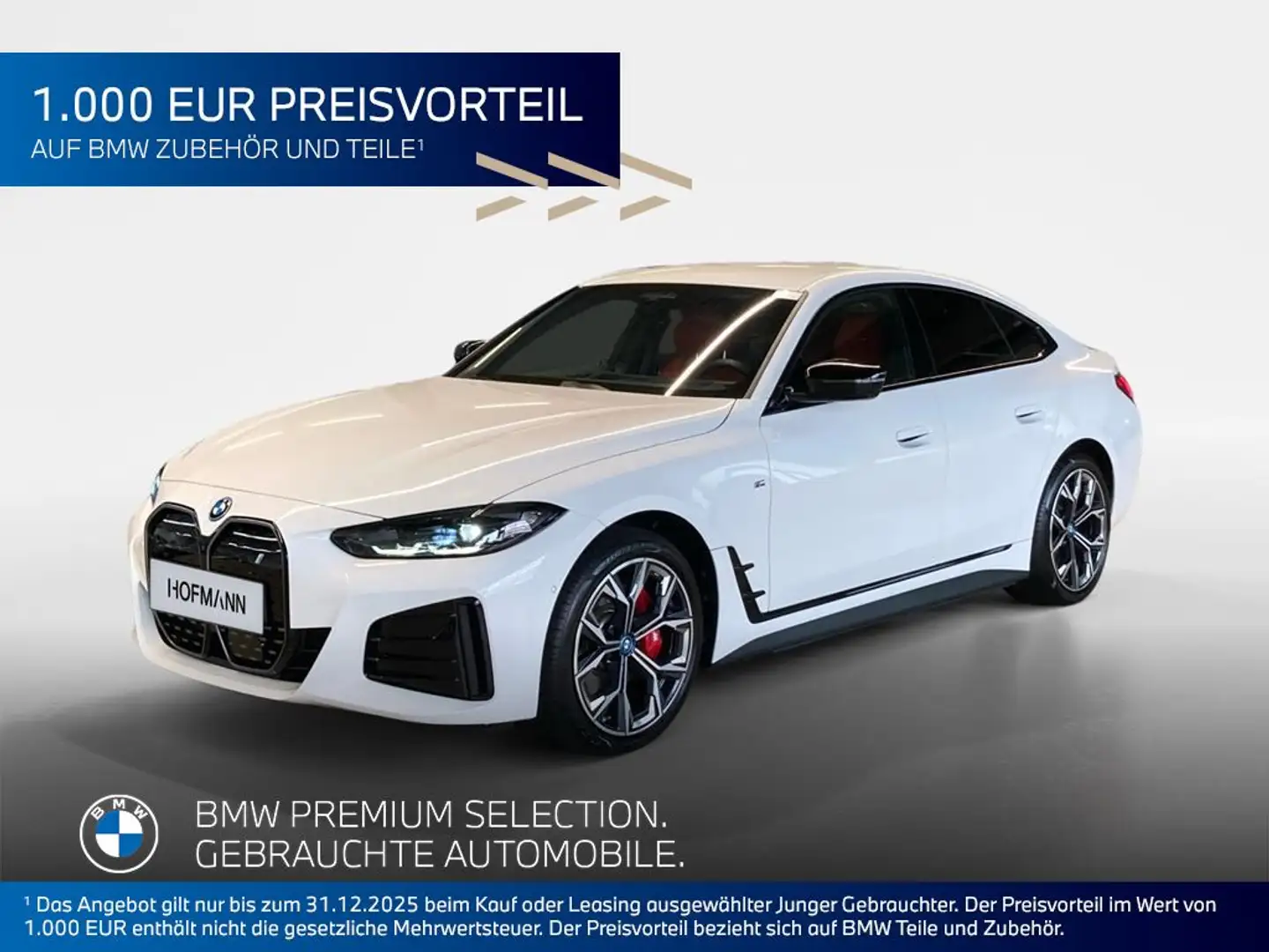 BMW i4 M Sport Weiß - 1