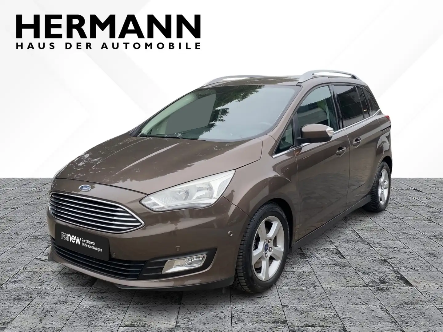 Ford Grand C-Max 1.0 EcoBoost Titanium *NAVI*SHZ*PDC Braun - 1