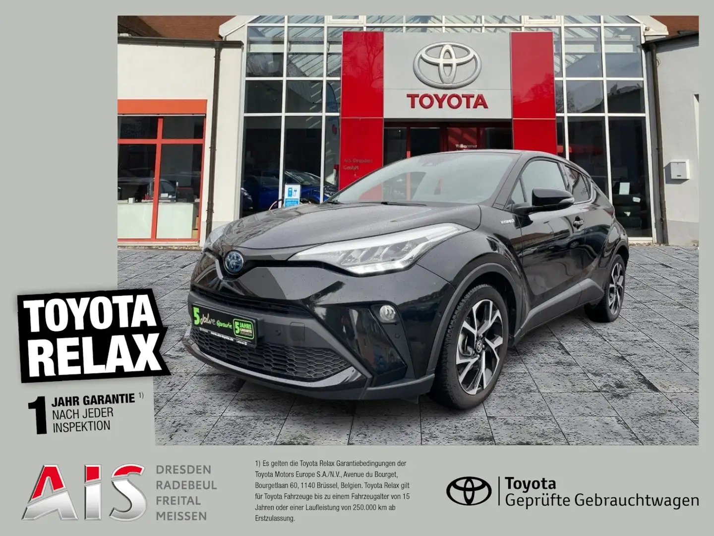 Toyota C-HR 1.8 Hybrid Team D Navi*KAM*DAB*SHZ*ACC Zwart - 1