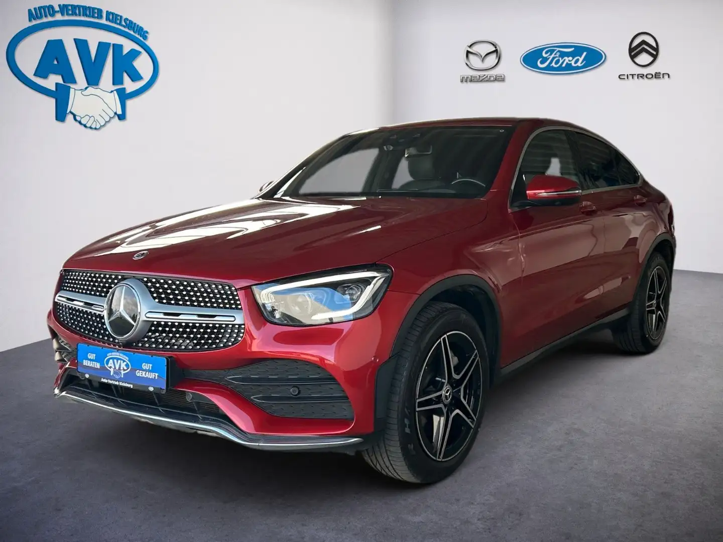 Mercedes-Benz GLC 220 d Coupe AMG-Line 4Matic AHK, Navi, ACC Roşu - 2