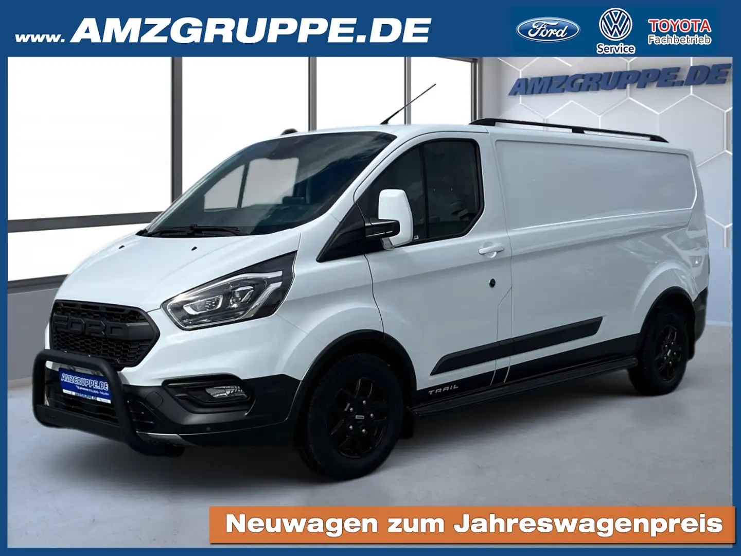 Ford Transit Custom Trail FT300 L2 AHK+Navi+Xenon+Kamera Weiß - 1