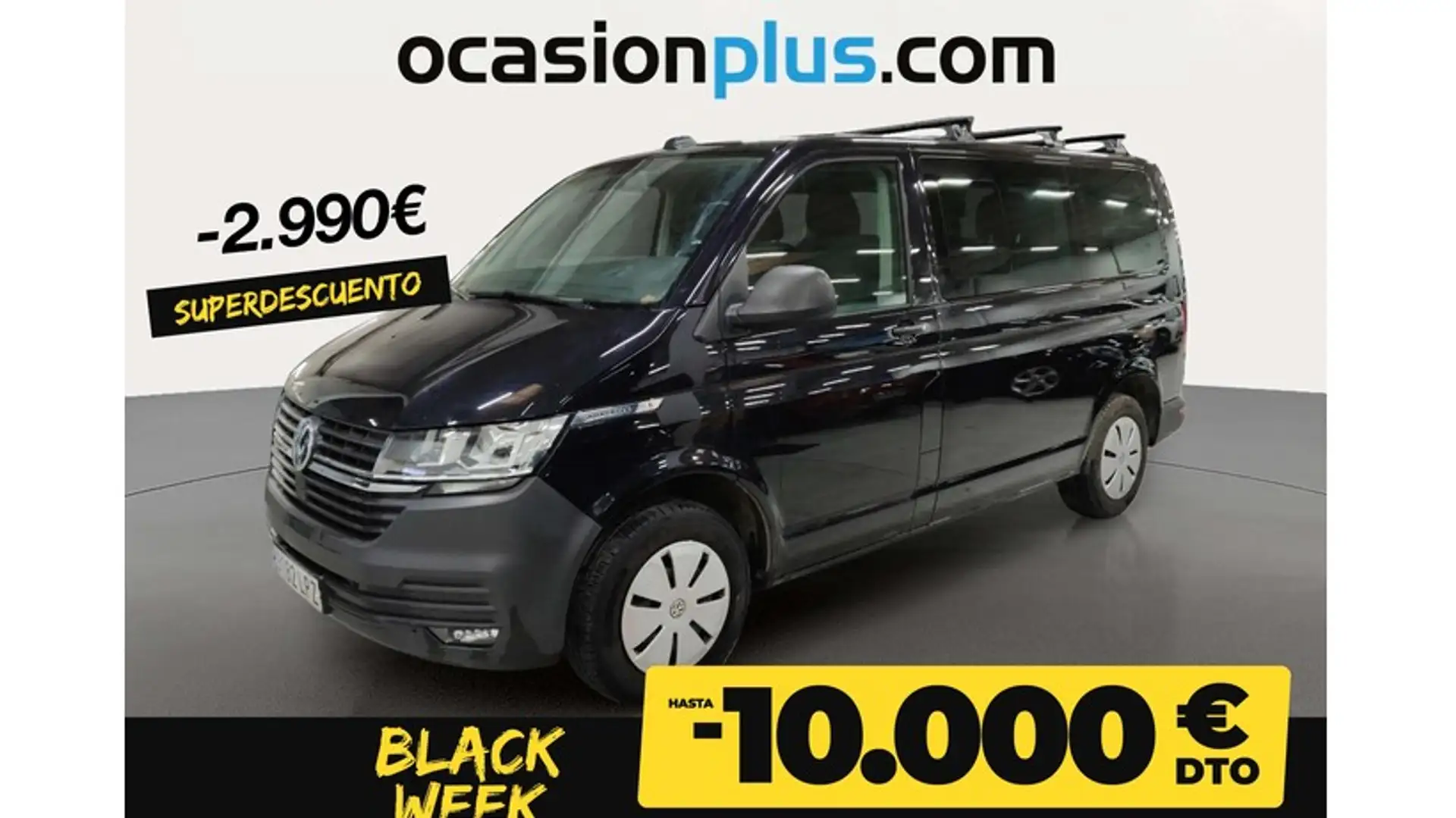 Volkswagen T4 Caravelle 2.0TDI 4MO Batalla Corta Aut. 110kW Nero - 1