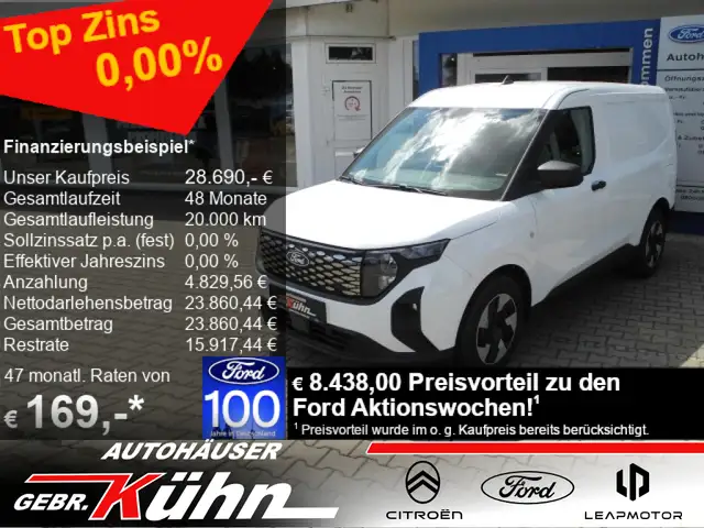 Ford Transit Courier 54kWh Trend - Winter-Pak., Holzbod., Klima-Aut.