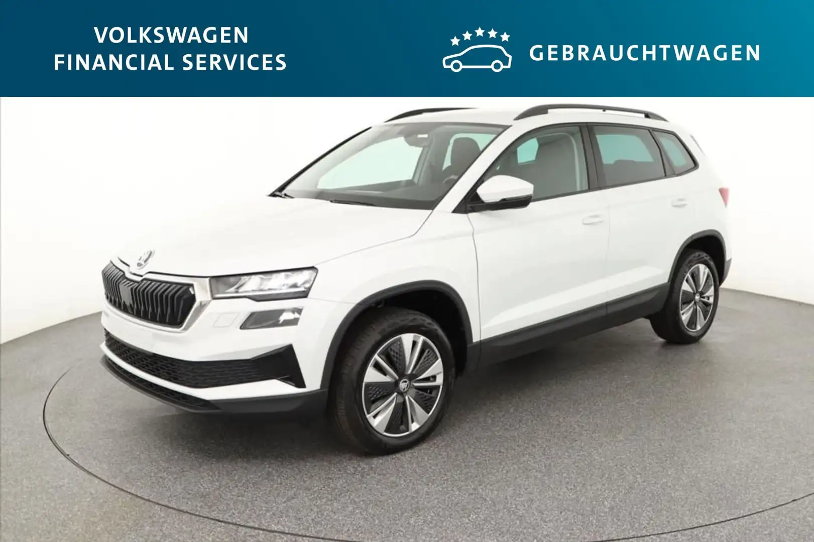 Skoda Karoq Ambition 2.0 TDI AHK*PDC*Tempo*Klima*NAV Weiß - 1