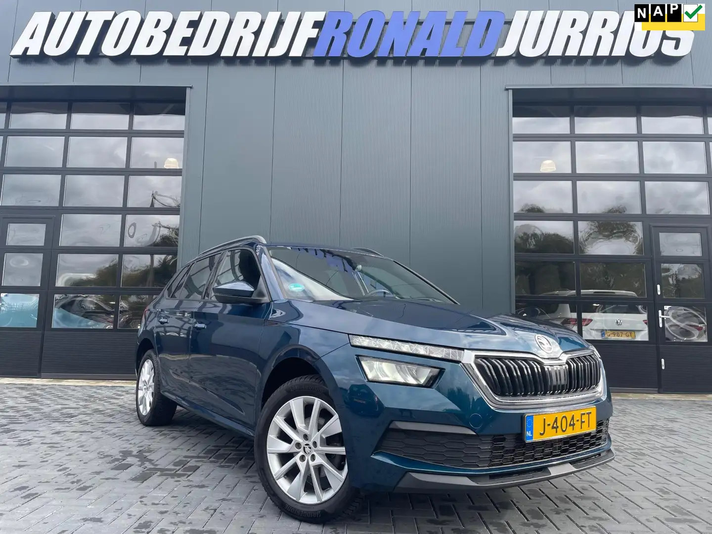 Skoda Kamiq 1.0 TSI Sport Business NL.Auto/DSG/Adaptive-Cruise Bleu - 1