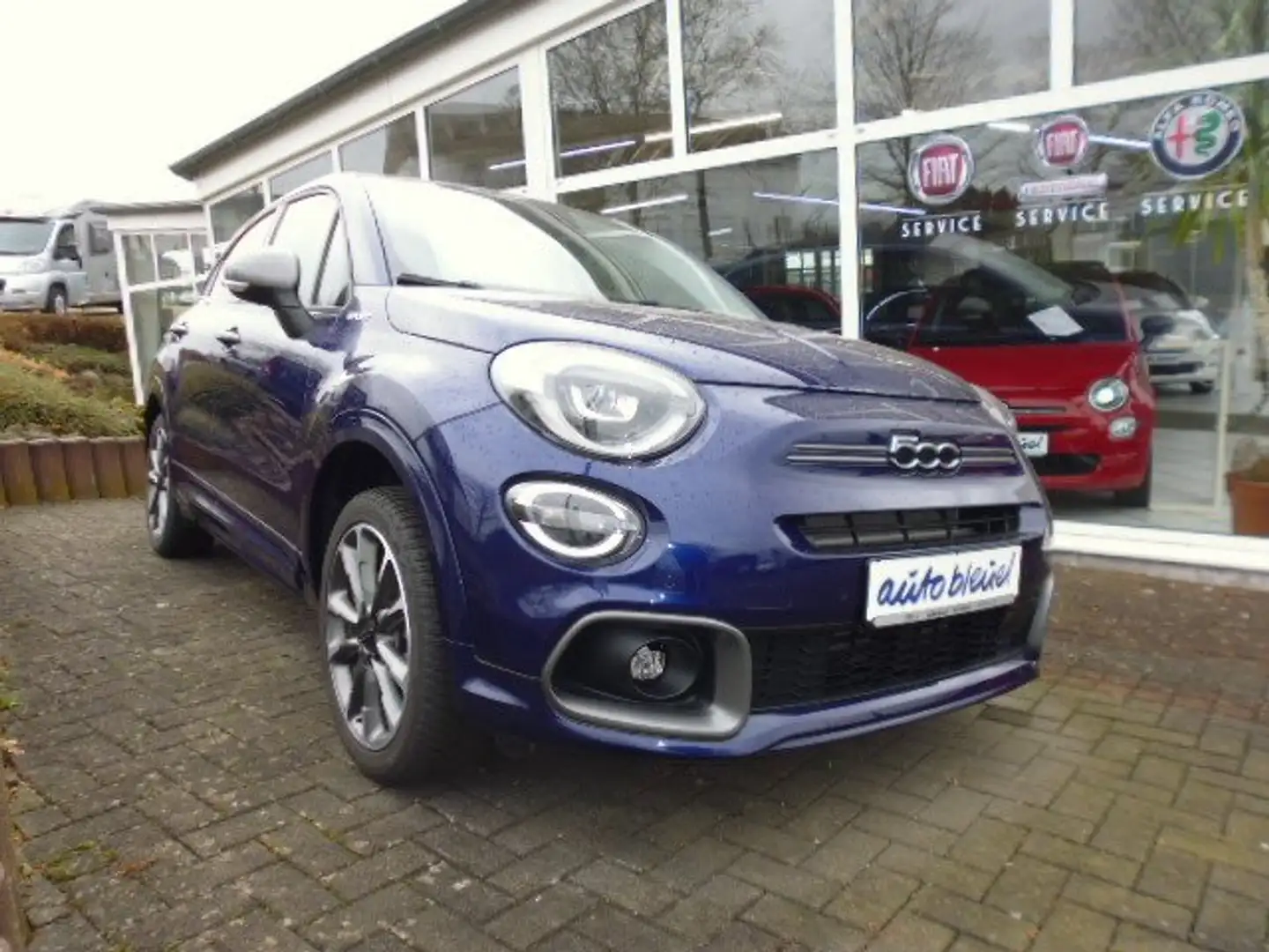 Fiat 500X Dolcevita 1.5 GSE Hybrid Sport + el. Verdeck Azul - 1