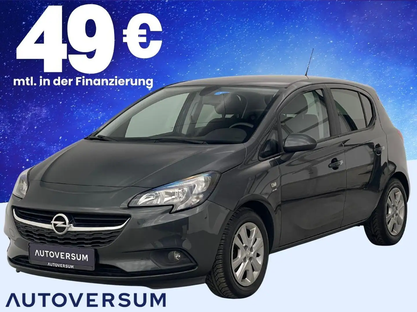 Opel Corsa E 1.4 Active KLIMA*PDC*SHZ*MFL*TEMPO Gris - 1